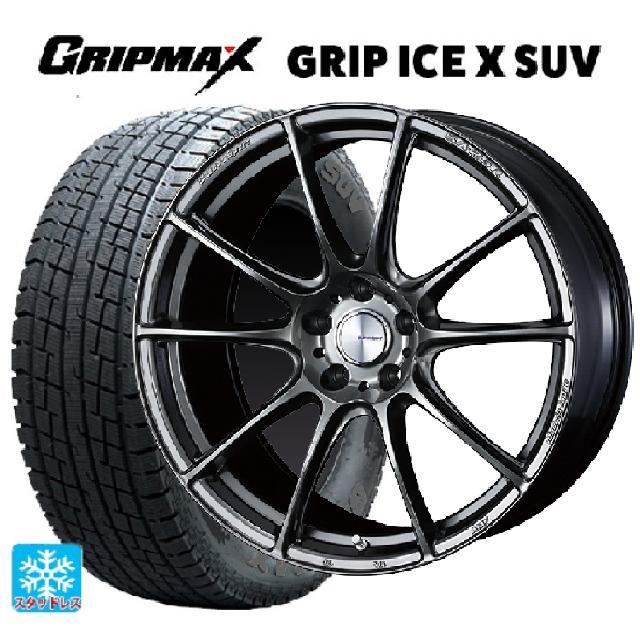 ホンダ ZR-V(RZ4)用 225/55R18 102H XL グリップマックス グリップアイスX SUV ブラックレター # ウェッズ ウェッズスポーツ SA25R PSB 新品スタッドレスタイヤホイール 4本セット