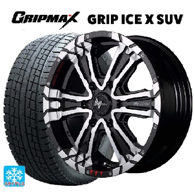 【6/11 1:59迄 全品ポイント5倍】ミツビシ トライトン(GSRグレード)(LC2T)用 265/65R17 112T グリップマックス グリップアイスX SUV ブラックレター # エムアイディー ナイトロパワー クロスクロウ グラフィティエディション ブラックメタリック＋ミラーカット/グラフィ