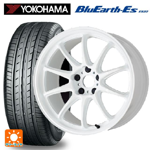 【6/15〜16限定 全品P5倍＆クーポン】195/55R15 85V ヨコハマ ブルーアースEs ES32 # ワーク エモーション ZR10 AZW 15-6J 国産車用 サマータイヤホイール4本セット
