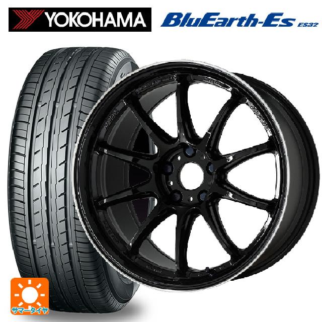 185/60R15 84H ヨコハマ ブルーアースEs ES32 # ワーク エモーション ZR10 BLKLC 15-6J 国産車用 サマータイヤホイール4本セット