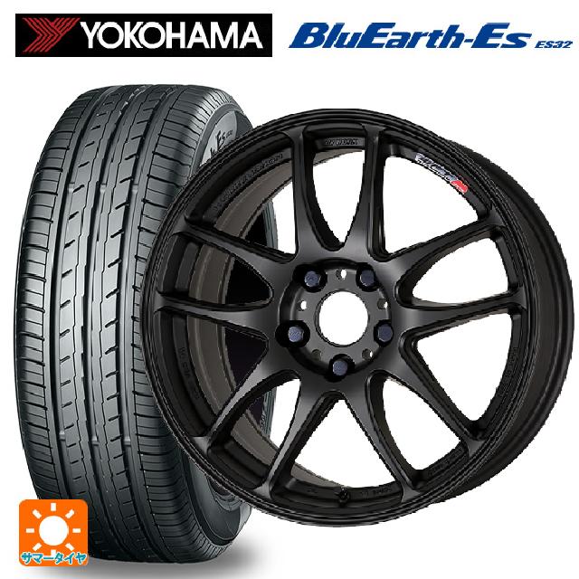 【6/15〜16限定 全品P5倍＆クーポン】165/55R15 75V ヨコハマ ブルーアースEs ES32 # ワーク エモーション CR極 MBL 15-5J 国産車用 サマータイヤホイール4本セット