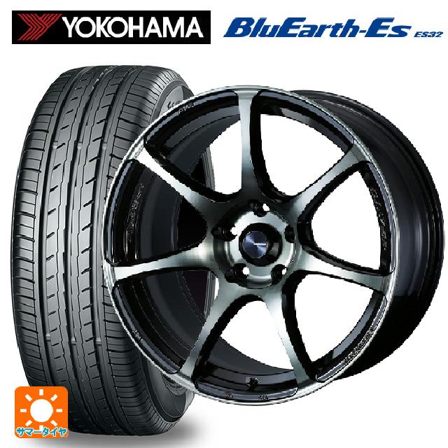 スバル レヴォーグ(VN系)用 245/40R18 93W ヨコハマ ブルーアースEs ES32 ウェッズスポーツ SA75R WBC 新品サマータイヤホイール 4本セット