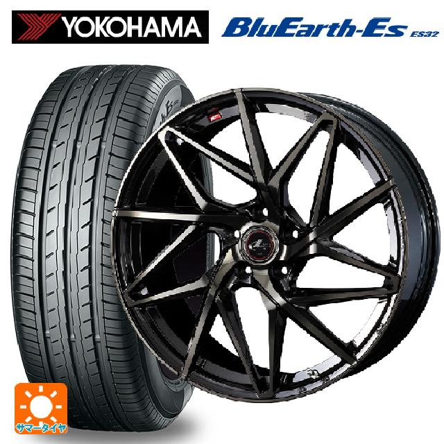 215/45R17 91V ヨコハマ ブルーアースEs ES32 ウェッズ レオニス IT PBMC/TI 17-7J 国産車用 サマータイヤホイール4本セット