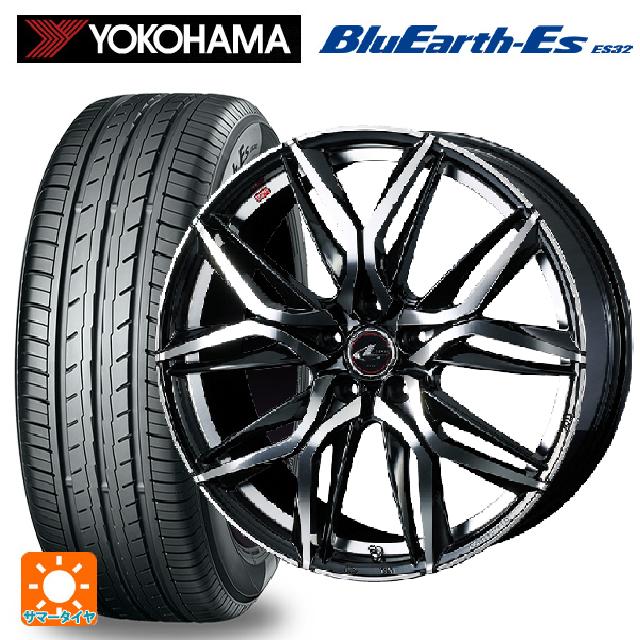 【6/22 20時〜 全品P5倍＆クーポン】205/60R16 92H ヨコハマ ブルーアースEs ES32 ウェッズ レオニス LM PBMC 16-6.5J 国産車用 サマータイヤホイール4本セット