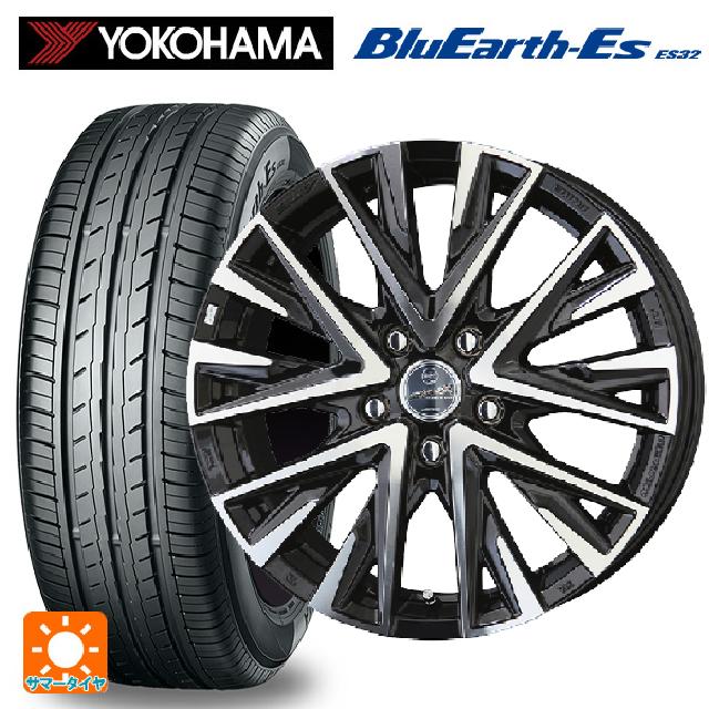 【6/22 20時〜 全品P5倍＆クーポン】205/60R16 92H ヨコハマ ブルーアースEs ES32 共豊 スマック レジーナ サファイアブラックポリッシュ 16-6.5J 国産車用 サマータイヤホイール4本セット