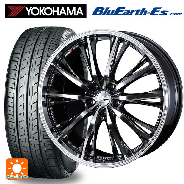 【5/9 20時〜 最大3万円OFFクーポン】225/60R17 99H ヨコハマ ブルーアースEs ES32 ウェッズ レオニス RT BMCMC 17-7J 国産車用 サマータイヤホイール4本セット