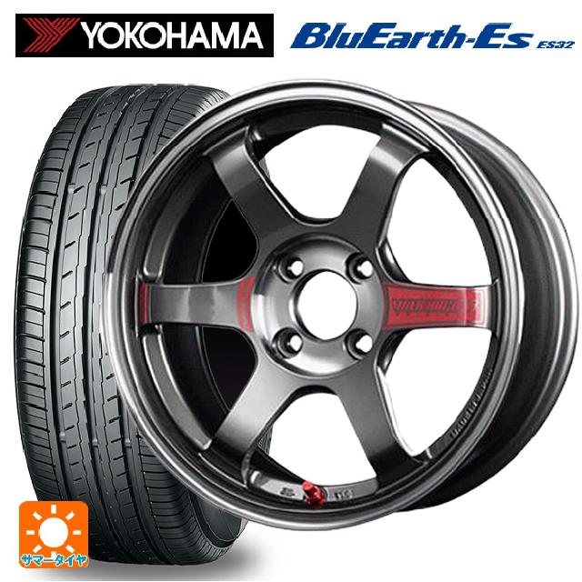 【6/22 20時〜 全品P5倍＆クーポン】175/55R15 77V ヨコハマ ブルーアースEs ES32 # レイズ ボルクレーシング TE37 ソニックSL PG 15-5.5J 国産車用 サマータイヤホイール4本セット