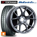 【10/27 10:59迄 全品P5倍&クーポン】215/55R17 94V ヨコハマ ブルーアースEs ES32 タナベ SSR GT X02 ダークシルバー 17-7J 国産車用 サマータイヤホイール4本セット