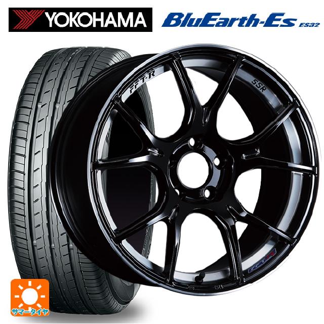 【6/15〜16限定 全品P5倍＆クーポン】185/55R16 83V ヨコハマ ブルーアースEs ES32 # タナベ SSR GT X02 グロスブラック 16-6.5J 国産車用 サマータイヤホイール4本セット