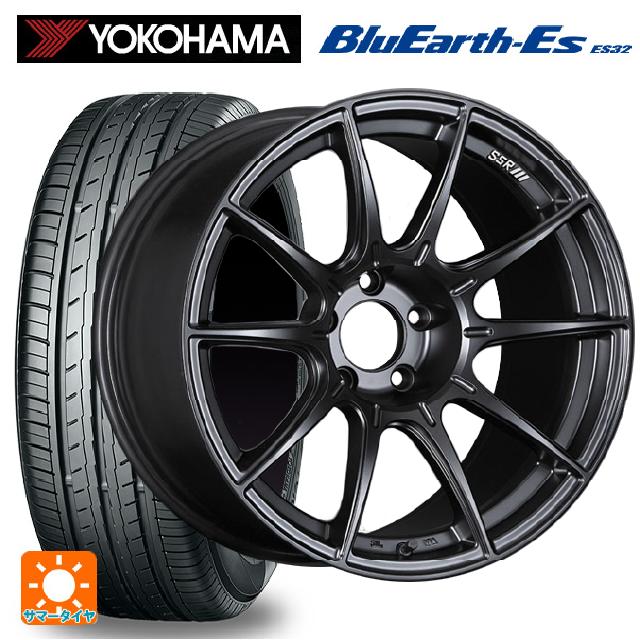 【6/22 20時〜 全品P5倍＆クーポン】215/45R18 93W ヨコハマ ブルーアースEs ES32 タナベ SSR GT X01 フラットブラック 18-7.5J 国産車用 サマータイヤホイール4本セット