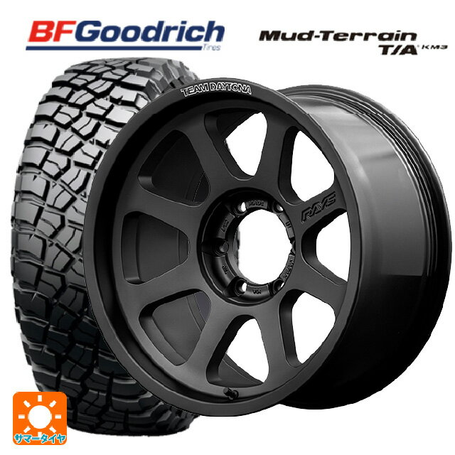 【抽選で最大100％ポイントバック】トヨタ ランドクルーザー250(250系)用 275/70R18 125/122Q BFグッドリッチ マッドテレーン TA KM3 ブラックレター 正規品 レイズ チームデイトナ D108 BPJ 新品サマータイヤホイール 4本セット