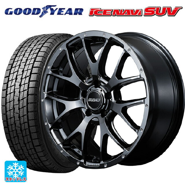 【最大3万円OFFクーポン 5/16 1:59迄】235/60R18 107Q XL グッドイヤー アイスナビ SUV レイズ ホムラ 2X7FA YNL 18-7.5J 国産車用 スタッドレスタイヤホイール4本セット