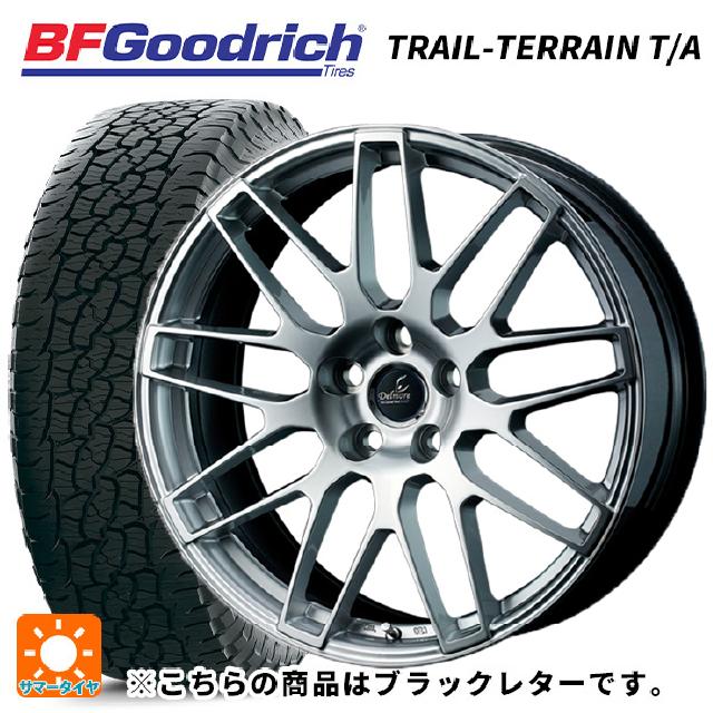 トヨタ クラウンエステート(AZSH38/39)用 235/60R18 107H XL BFグッドリッチ トレイルテレーン T/A ブラックレター 正規品 ウェッズ デルモア LC.S ハイパーシルバー 新品サマータイヤホイール 4本セット