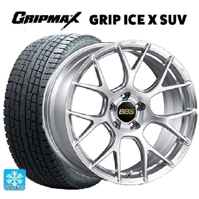 ホンダ ZR-V(RZ4)用 225/55R18 102H XL グリップマックス グリップアイスX SUV ブラックレター # BBS RE-V7 DS 新品スタッドレスタイヤホイール 4本セット