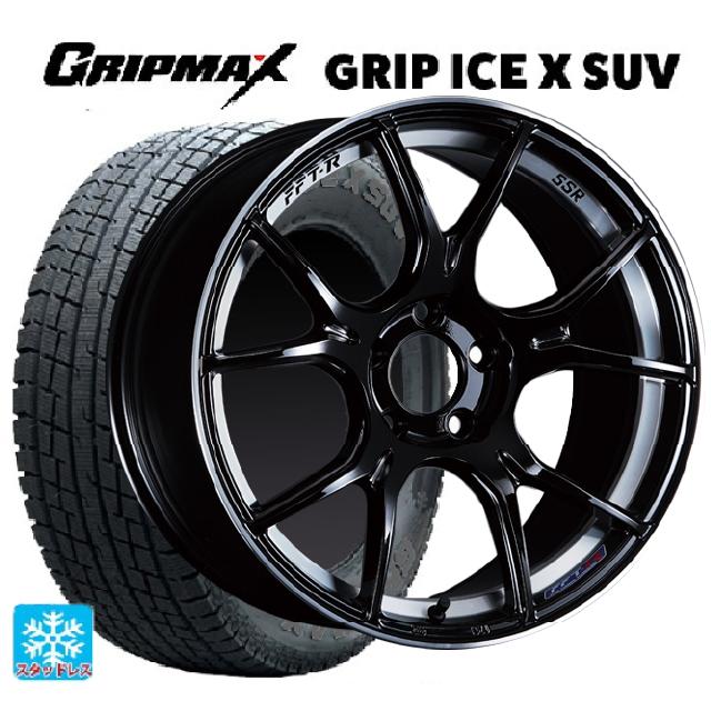 トヨタ RAV4(50系)用 235/55R19 105H XL グリップマックス グリップアイスX SUV ブラックレター # タナベ SSR GT X02 グロスブラック 新品スタッドレスタイヤホイール 4本セット