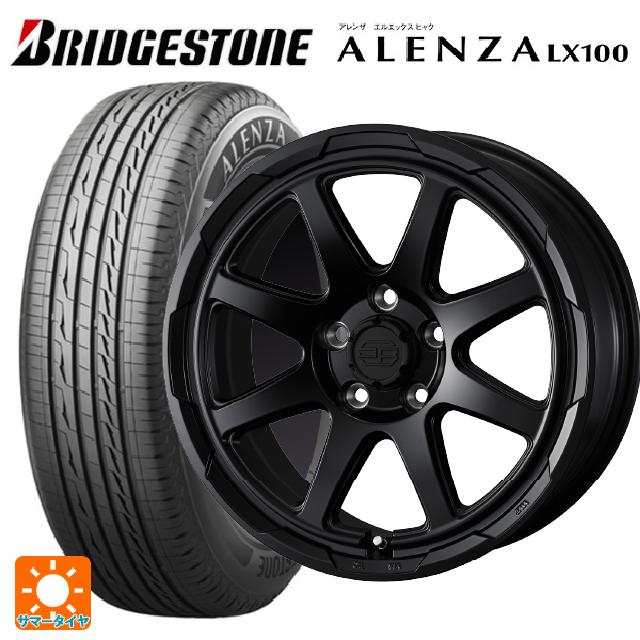 215/70R16 100H ブリヂストン アレンザLX100 正規品 ウェッズ ウェッズ アドヴェンチャー スタットベルグ # セミマットブラック 16-7J 国産車用 サマータイヤホイール4本セット