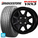 165/65R14 79Q ブリヂストン ブリザック VRX3 正規品 ウェッズ ウェッズ アドヴェンチャー スタットベルグ セミマットブラック 14-4.5J 国産車用 スタッドレスタイヤホイール4本セット