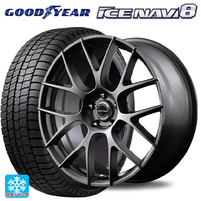 トヨタ プリウス(60系)用 225/45R19 92Q グッドイヤー アイスナビ8 レフィナーダ モーション3 ハイパーメタルコート 新品スタッドレスタイヤホイール 4本セット