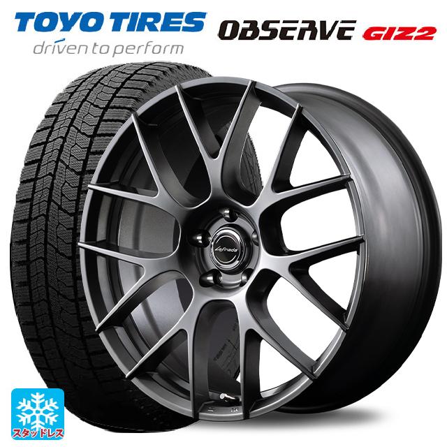 トヨタ プリウス(60系)用 195/50R19 88Q トーヨー オブザーブ ガリットギズ2 レフィナーダ モーション3 ハイパーメタルコート 新品スタッドレスタイヤホイール 4本セット