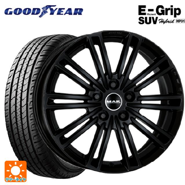 ランドローバー ディフェンダー(LE系)用 265/65R18 114V グッドイヤー エフィシェントグリップSUV HP01 阿部商会 マック ヨーク # グロスブラック 新品サマータイヤホイール 4本セット