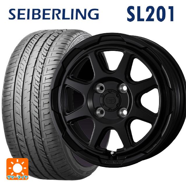 【6/15〜16限定 全品P5倍＆クーポン】165/55R15 75V セイバーリング セイバーリング SL201(ブリヂストン工場生産） ウェッズ ウェッズ アドヴェンチャー スタットベルグ セミマットブラック 15-4.5J 国産車用 サマータイヤホイール4本セット
