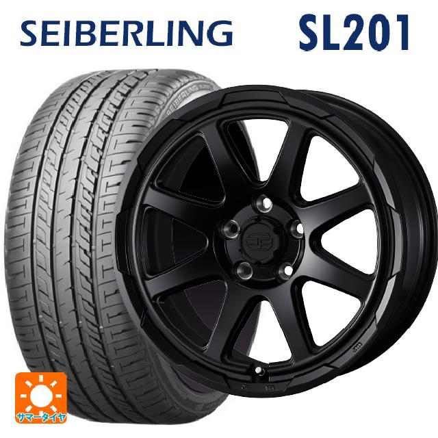 215/60R17 96H セイバーリング セイバーリング SL201(ブリヂストン工場生産） ウェッズ ウェッズ アドヴェンチャー スタットベルグ # セミマットブラック 17-7J 国産車用 サマータイヤホイール4本セット