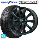 在庫有り トヨタ ヴェルファイア(40系)用 225/55R19 99Q グッドイヤー アイスナビ8 LFイゾラ2 ブラックメタリック 新品スタッドレスタイヤホイール 4本セット