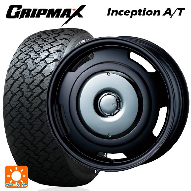 プジョー リフター()用 215/65R16 98T グリップマックス インセプション A/T ホワイトレター ティーエーエス コレクティブライン ビター マットブラック/クローム 新品サマータイヤホイール 4本セット