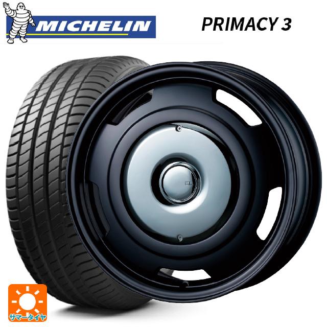 【6/15〜16限定 全品P5倍＆クーポン】ミニ ミニ(F55/F56/F57)用 195/55R16 91V XL RFT ミシュラン 正規品 プライマシー3 ZP ティーエーエス コレクティブライン ビター マットブラック/クローム 新品サマータイヤホイール 4本セット