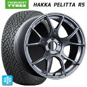 トヨタ GRカローラ(4BA-GZEA14H)用 245/40R18 97T XL ノキアン ハッカペリッタR5 タナベ SSR GT X02 ダークシルバー 新品スタッドレスタイヤホイール 4本セット