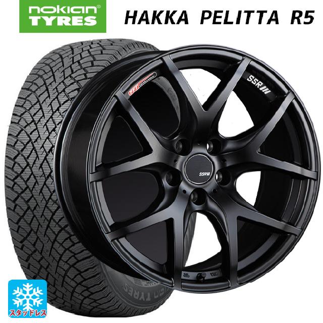 225/40R19 93T XL ノキアン ハッカペリッタR5 タナベ SSR GT V03 フラットブラック 19-8.5J 国産車用 スタッドレスタイヤホイール4本セット