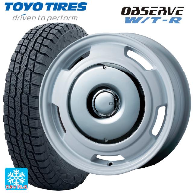 プジョー リフター()用 215/65R16 109/107Q トーヨー オブザーブ W/T-R ティーエーエス コレクティブライン ラテ ホワイト/クローム 新品スタッドレスタイヤホイール 4本セット
