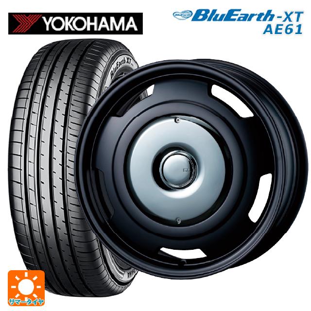 プジョー 3008(P845系)用 215/70R16 100H ヨコハマ ブルーアースXT AE61 ティーエーエス コレクティブライン ビター マットブラック/クローム 新品サマータイヤホイール 4本セット
