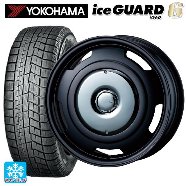 【6/15〜16限定 全品P5倍＆クーポン】ミニ ミニ(F55/F56/F57)用 175/65R15 84Q ヨコハマ アイスガード6(IG60) ティーエーエス コレクティブライン ビター マットブラック/クローム 新品スタッドレスタイヤホイール 4本セット