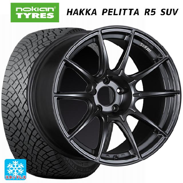 ホンダ ZR-V(RZ4)用 225/55R18 102R XL ノキアン ハッカペリッタR5 SUV タナベ SSR GT X01 フラットブラック 新品スタッドレスタイヤホイール 4本セット