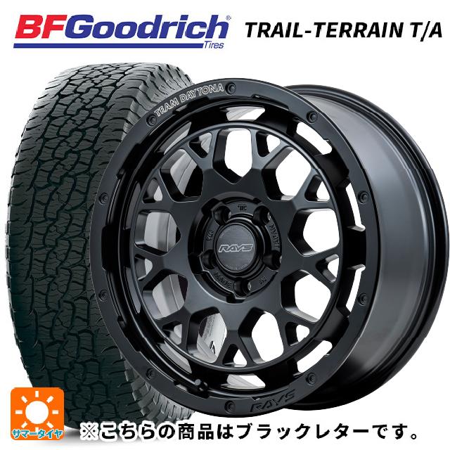 ミツビシ アウトランダー(5LA GNOW)用 235/60R18 107H XL BFグッドリッチ トレイルテレーン T/A ブラックレター # 正規品 チームデイトナ M9+ BOJ 新品サマータイヤホイール 4本セット