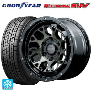 トヨタ ハイラックス(120系)用 265/70R17 115Q グッドイヤー アイスナビ SUV チームデイトナ M9+ BEL 新品スタッドレスタイヤホイール 4本セット