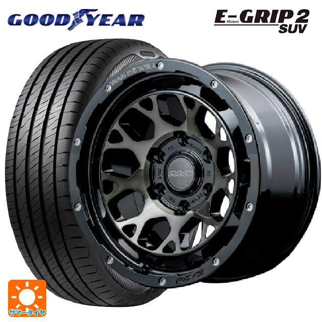 トヨタ ランドクルーザープラド(150系)用 265/65R17 112H グッドイヤー エフィシェントグリップ 2 SUV レイズ チームデイトナ M9+ BEL 新品サマータイヤホイール 4本セット