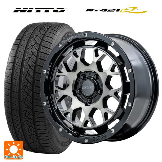 225/60R17 103V ニットー NT421Q レイズ チームデイトナ M9+ BEL 17-7J 国産車用 サマータイヤホイール4本セット