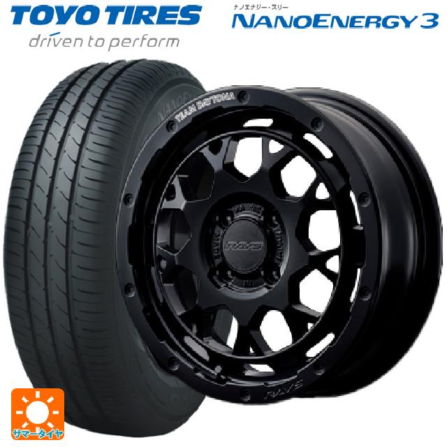 【6/15〜16限定 全品P5倍＆クーポン】165/55R15 75V トーヨー ナノエナジー3 レイズ チームデイトナ M9+ BOJ 15-5J 国産車用 サマータイヤホイール4本セット
