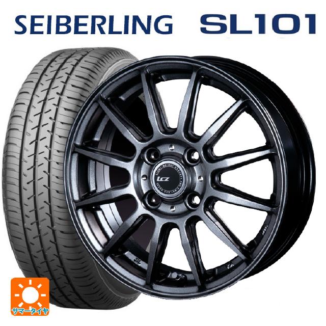 【5/20限定 最大3万円OFFクーポン】即日発送 185/70R14 88S セイバーリング セイバーリング SL101(ブリヂストン工場生産） # インターミラノ インターミラノ LCZ-012 Metallic Deep Gray 14-5.5J 国産車用 サマータイヤホイール4本セット