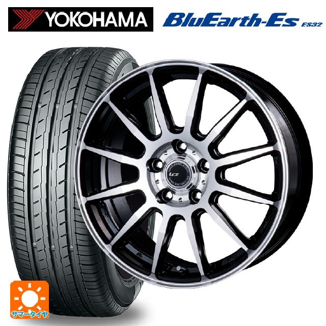 205/65R15 94H ヨコハマ ブルーアースEs ES32 インターミラノ インターミラノ LCZ-012 ブラックポリッシュ 15-6J 国産車用 サマータイヤホイール4本セット