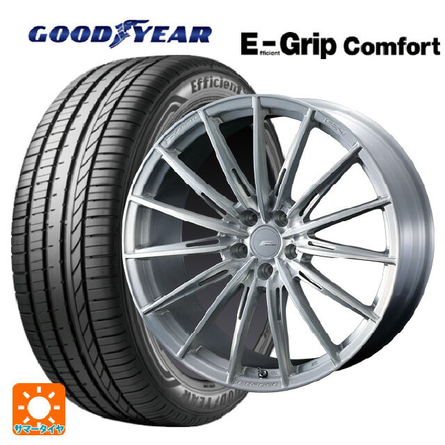 スバル レヴォーグ(VN系)用 245/40R18 97W XL グッドイヤー エフィシェントグリップ コンフォート エフゼロ FZ-4 BRUSHED 新品サマータイヤホイール 4本セット