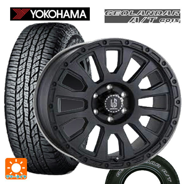 即日発送 【最大3万円OFFクーポン 5/16 1:59迄】トヨタ ランドクルーザープラド(150系)用 285/70R17 121/118S ヨコハマ ジオランダー A/T G015 ホワイトレター ラ・ストラーダ アベンチュラ # WB 新品サマータイヤホイール 4本セット