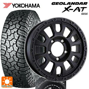 スズキ ジムニーシエラ(74系)用 225/75R16 103/100Q ヨコハマ ジオランダー X-AT G016 ホワイトレター ラ・ストラーダ アベンチュラ WB 新品サマータイヤホイール 5本セット