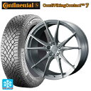 トヨタ アルファード(30系)用 245/40R19 98T XL コンチネンタル コンチバイキングコンタクト7 正規品 エフゼロ FZ-2 BRUSHED 新品スタッドレスタイヤホイール 4本セット