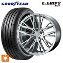 225/60R18 104V XL グッドイヤー エフィシェントグリップ 2 SUV ウェッズ エフゼロ FZ-5 BRUSHED 18-8J 国産車用 サマータイヤホイール4本セット