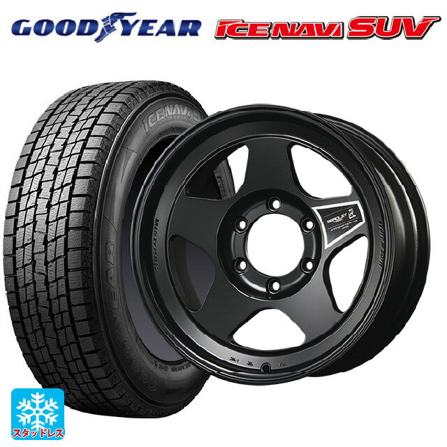 トヨタ ハイラックス(120系)用 275/65R17 115Q グッドイヤー アイスナビ SUV ブラッドレーフォージド 匠(タクミ マットシャドーブラック 新品スタッドレスタイヤホイール 4本セット