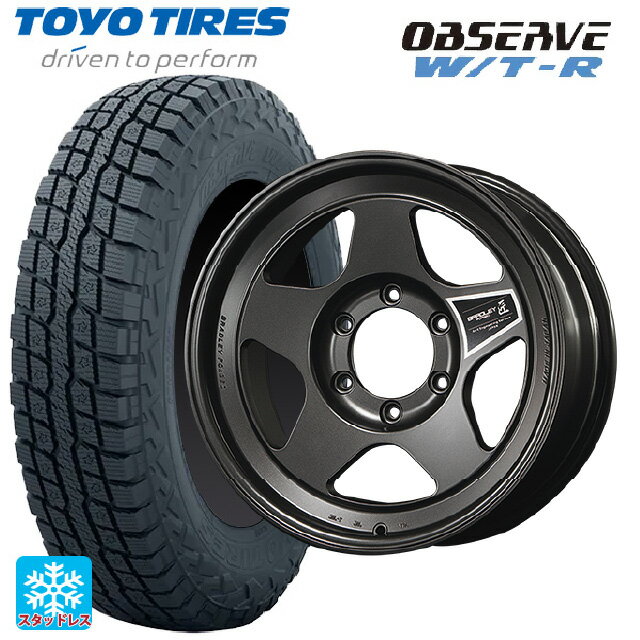 【6/4 20時〜 最大3万円OFFクーポン】265/70R17 112Q トーヨー オブザーブ W/T-R 4×4エンジニアリング ブラッドレーフォージド 匠(タクミ マットディープグレイ 17-8J 国産車用 スタッドレスタイヤホイール4本セット