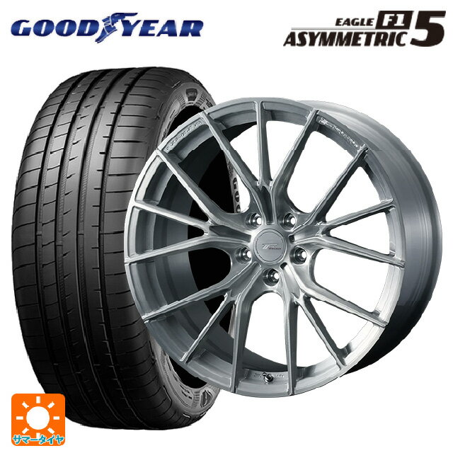 225/40R19 93Y XL グッドイヤー イーグル F1 アシメトリック5 ウェッズ エフゼロ FZ-1 BRUSHED 19-8J 国産車用 サマータイヤホイール4本セット